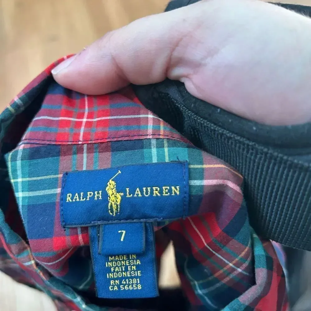 Boys Ralph Lauren Plaid Dress Shirt
